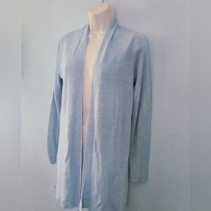Eileen Fisher Women's Cardigan Open Front Sweater Light Blue Size Large